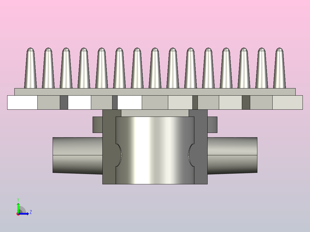 YMTL83B-AZ3-C1 83宽B型弹性楔链左视图