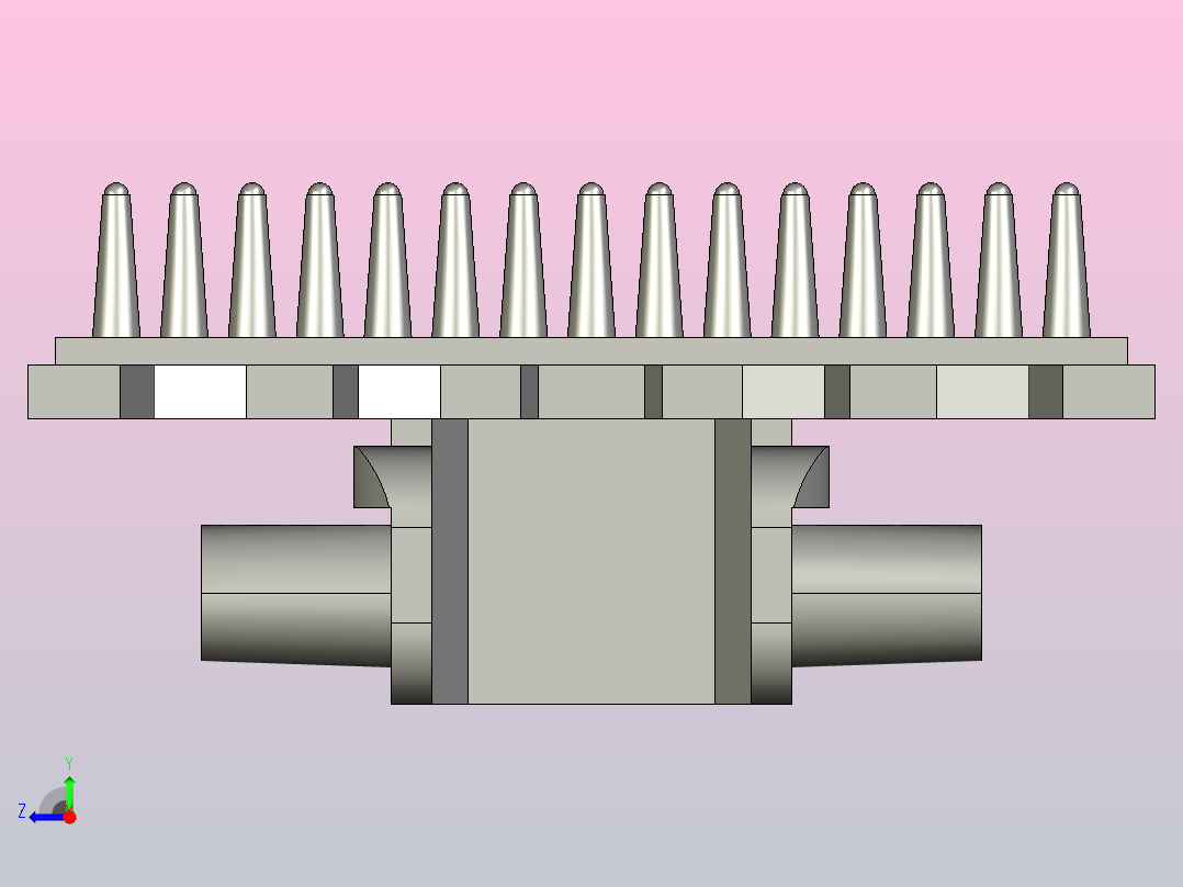 YMTL83B-AZ3-C1 83宽B型弹性楔链右视图