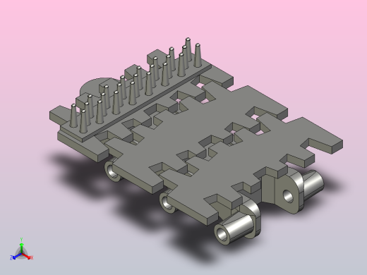 YMTL83B-AZ3-C1 83宽B型弹性楔链正等轴测缩略图