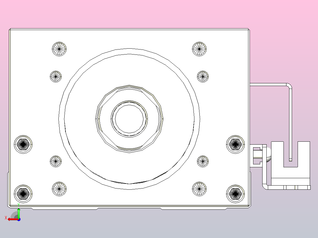钢基模组TPA-KSR-8610C-640A1-M-F0S2后视图