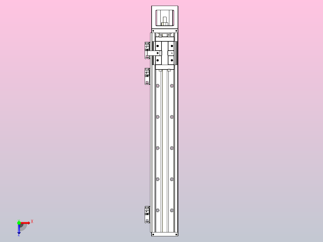 钢基模组TPA-KSR-8610C-640A1-M-F0S2俯视图