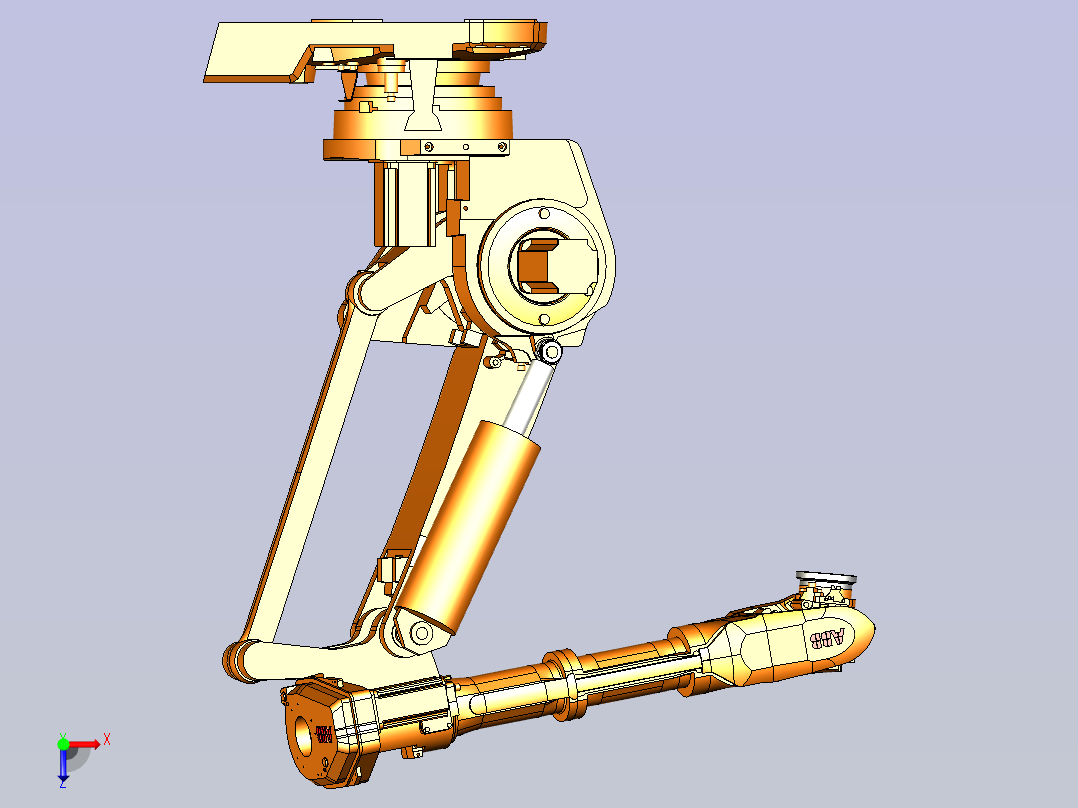 IRB 6660 130-310三维模型图纸俯视图