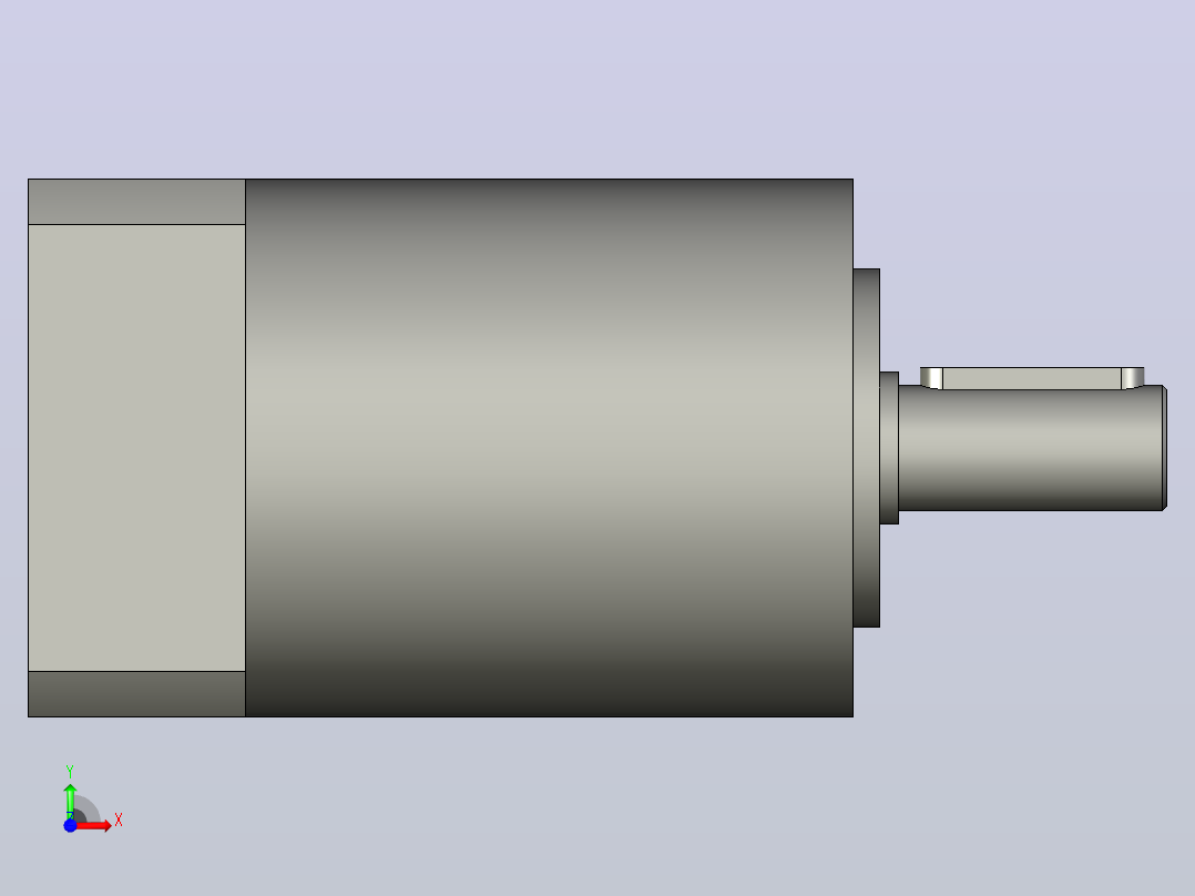 间隙减速器gearbox_gbx060005k_gbk_060_055_0_f前视图