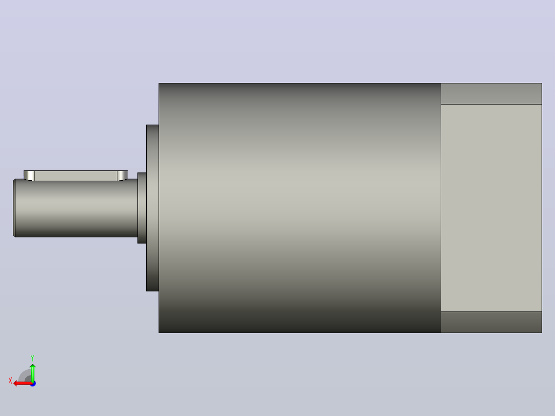 间隙减速器gearbox_gbx060005k_gbk_060_055_0_f后视图