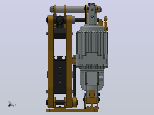 YP31系列电力液压盘式制动器YP31-1250-450×30-ⅡA-CL.RL.WL.HL前视缩略图