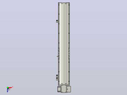 MT120BT半封闭皮带滑台[MT120BT.L100.600.R.P40.C3]俯视缩略图