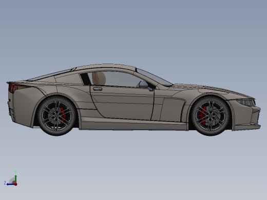 34-汽车设计练习 coupe sports car SW右视缩略图