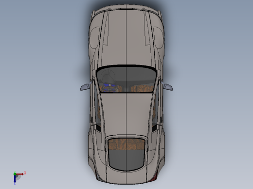 34-汽车设计练习 coupe sports car SW俯视缩略图