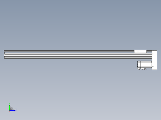 日规模组半封闭丝杆TPA-HNR-110D-1610C-L1000-MP-Y-P40-N3左视缩略图