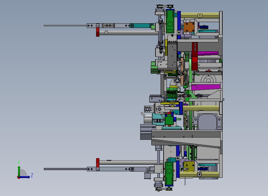 12pin的USB组装生产线设  附IGS左视图