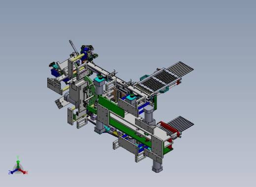 12pin的USB组装生产线设  附IGS正等轴测缩略图