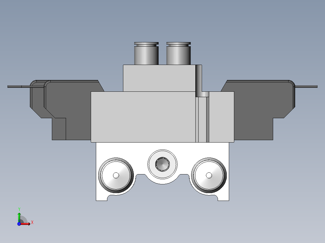 双工位自动螺丝机(伺服电机)前视图