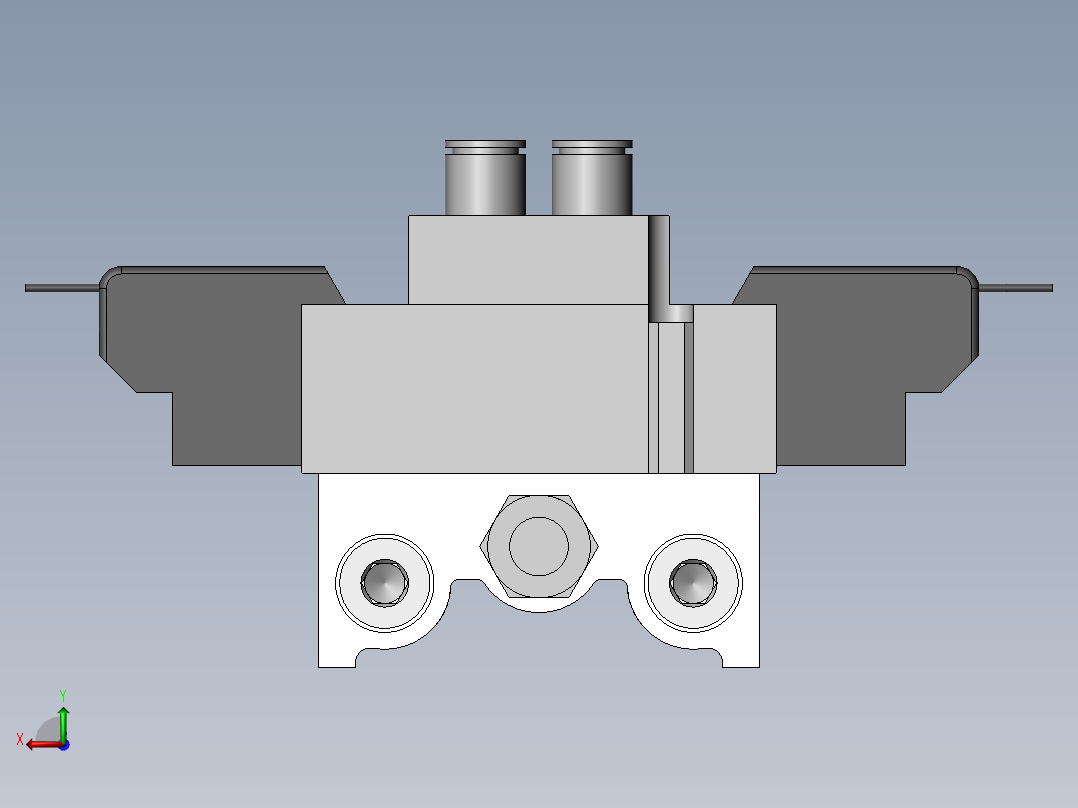 双工位自动螺丝机(伺服电机)后视图