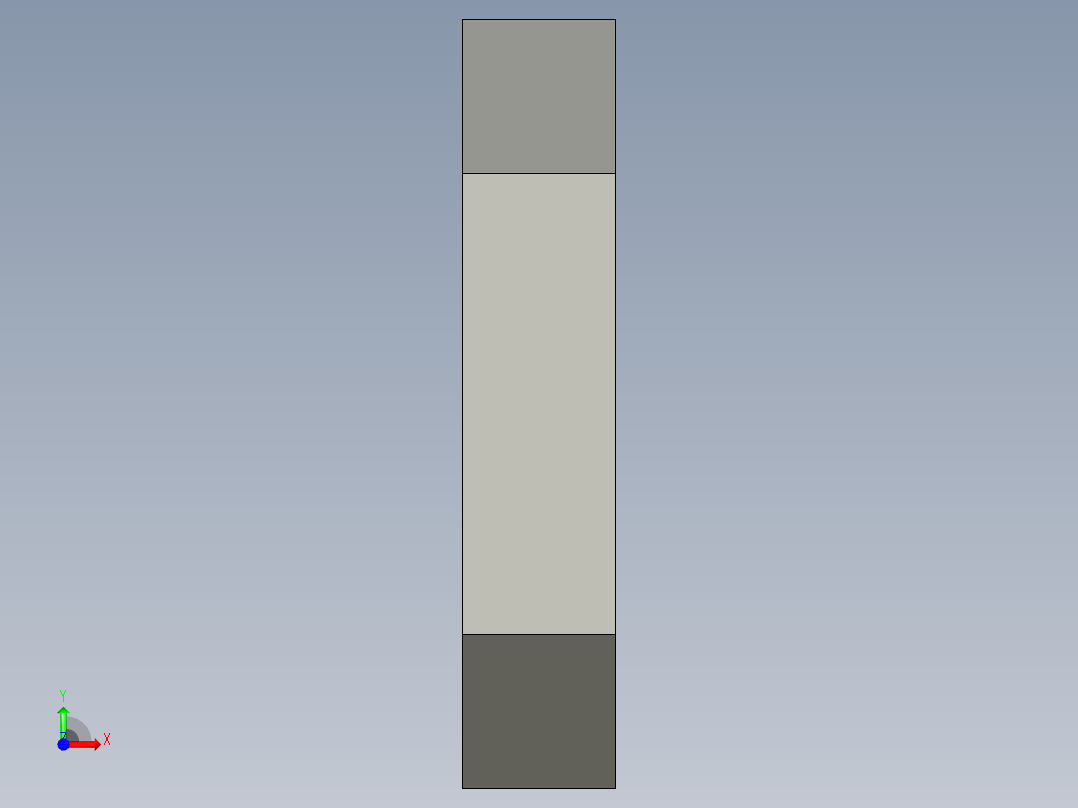 基恩士PS-45_bracket2_kc图纸模型前视图