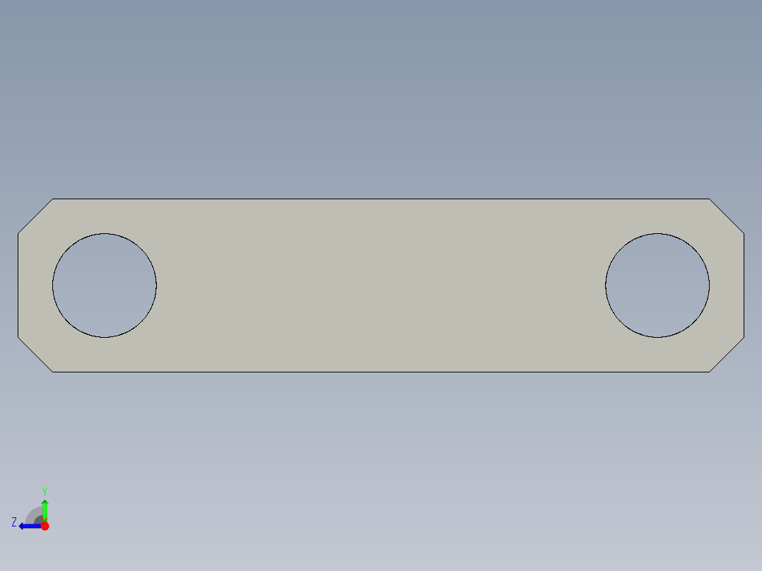 基恩士PS-45_bracket2_kc图纸模型右视图