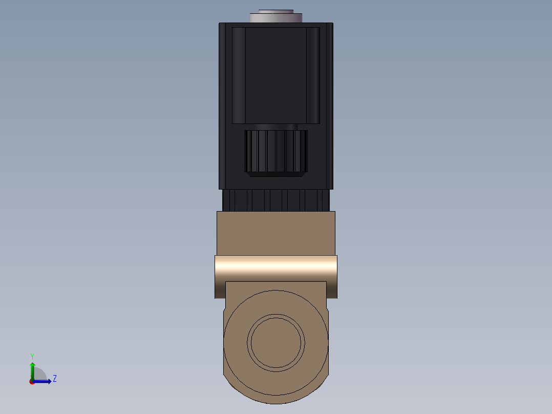 海恩德电磁阀5404-02左视图