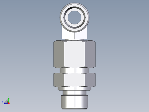 卡套式工业通用硬管接头EO_Assembled_adjustable_standpipe_branch_tee_EVT14SMOMD71右视缩略图
