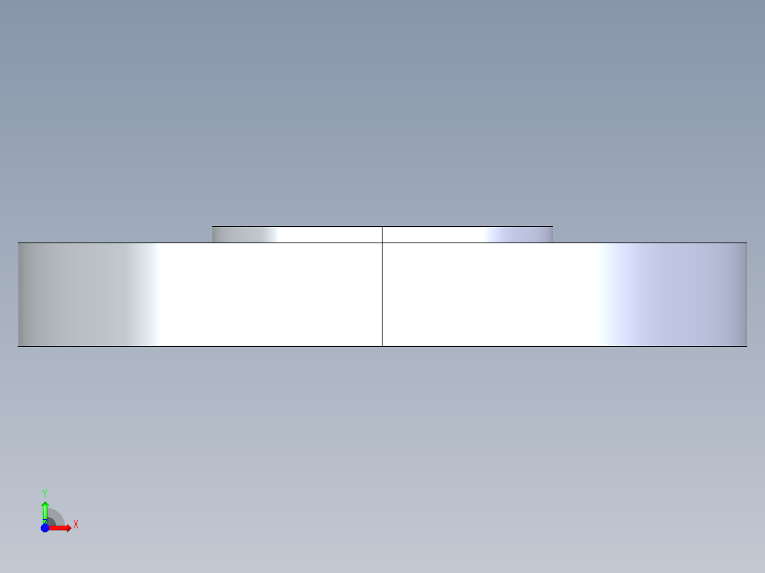 CPVC管件25-Sch80_Blind Flange_9853-015_1.5in前视图