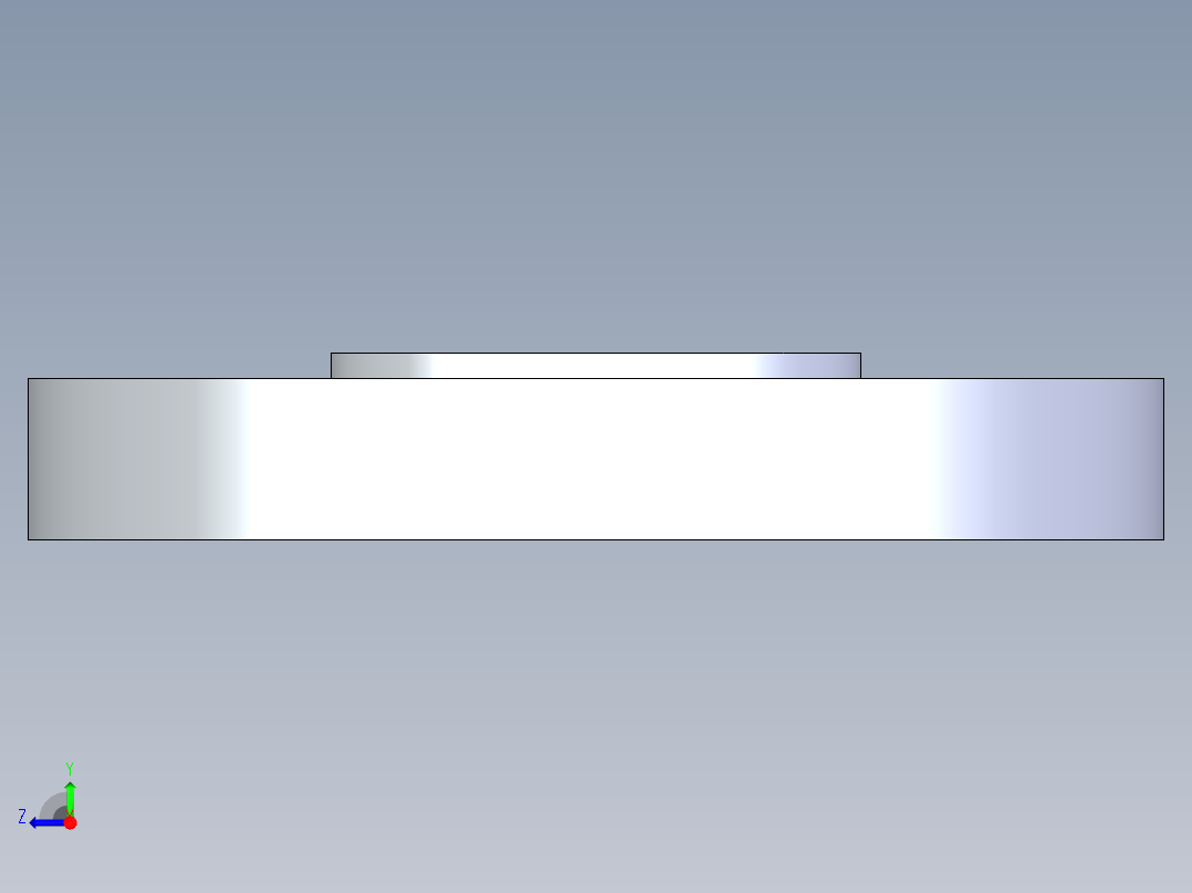 CPVC管件25-Sch80_Blind Flange_9853-015_1.5in右视图