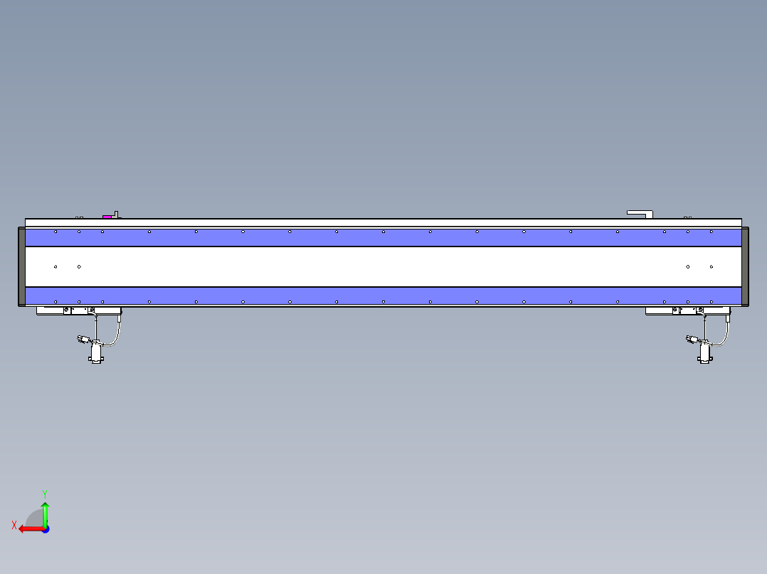 威洛博VL系列3d模型模组2VL17E2Y-S1100后视图