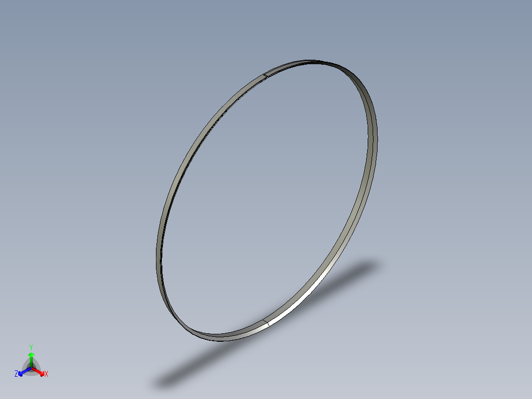 SKF轴向夹持密封CT1型3D模型IGS格式