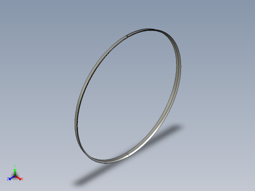 SKF轴向夹持密封CT1型3D模型IGS格式