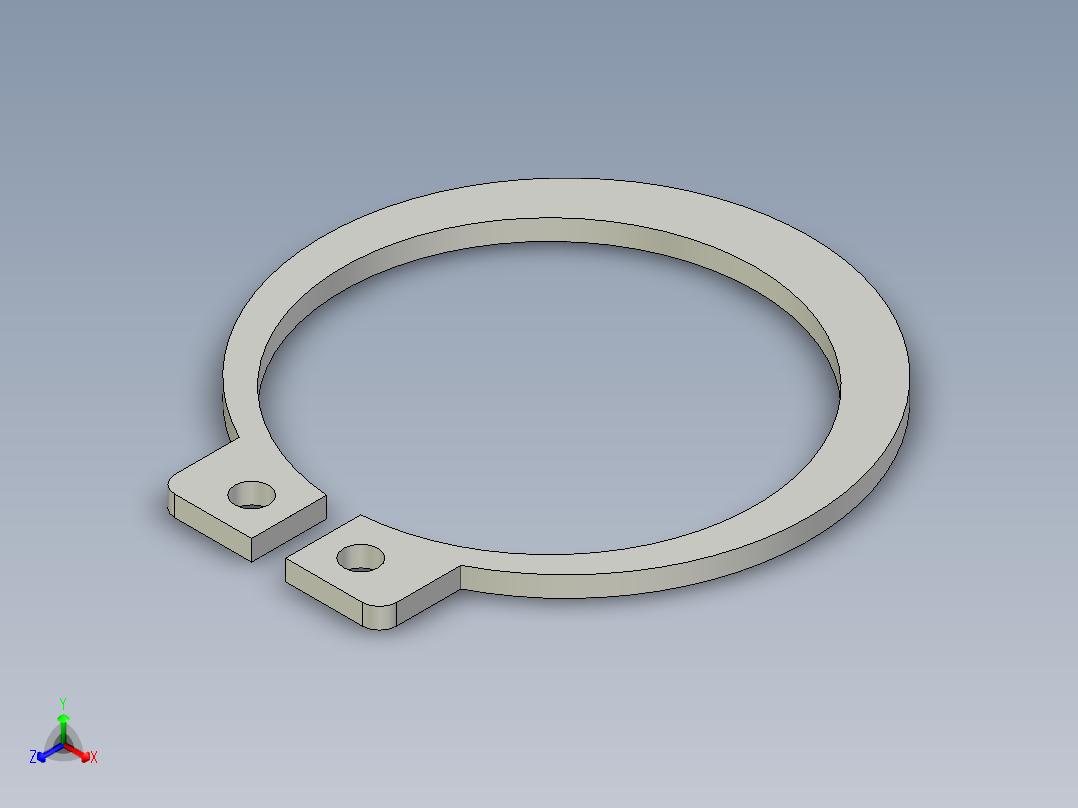 管道手动球阀-水管开关阀-手动阀门User Library-MD52C150DN100-2_DN80~100SnapRing正等轴测图