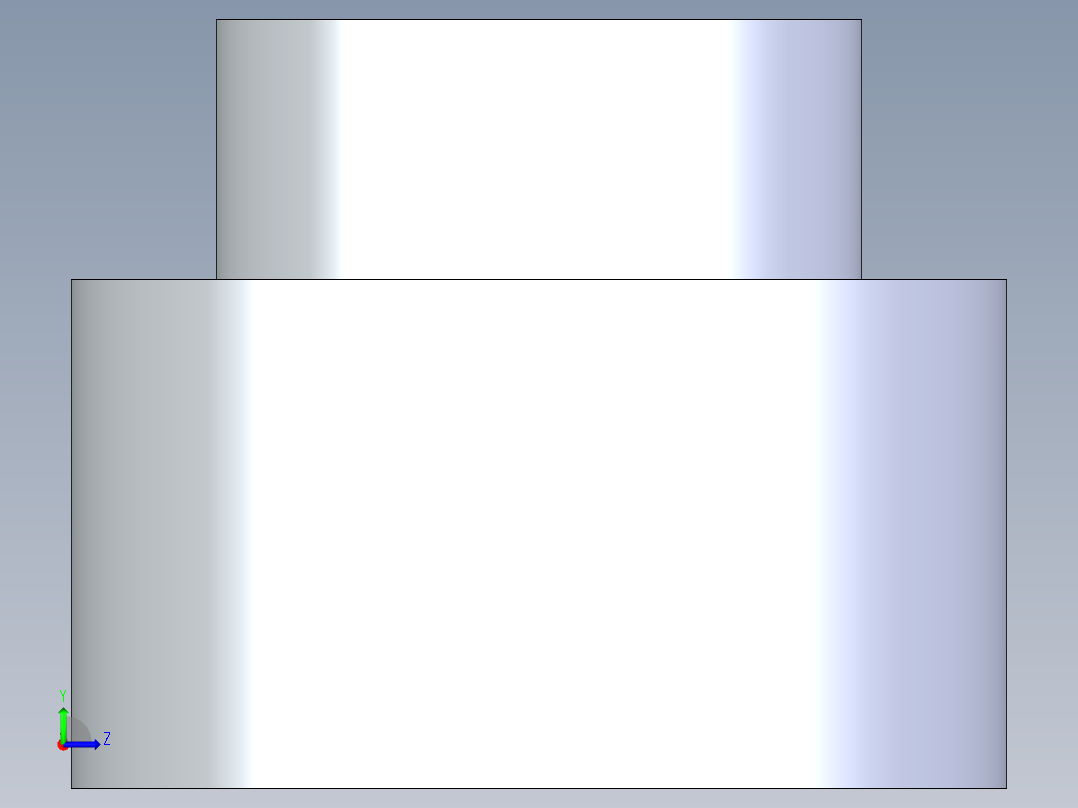 CPVC管件11-Sch80_ReducerCoupling_SxS_9829-338_3in x 2in左视图