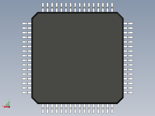 元器件3D封装LQFP64_FPT-64P-M0380后视缩略图