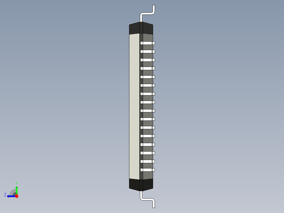 元器件3D封装LQFP64_FPT-64P-M0380右视图