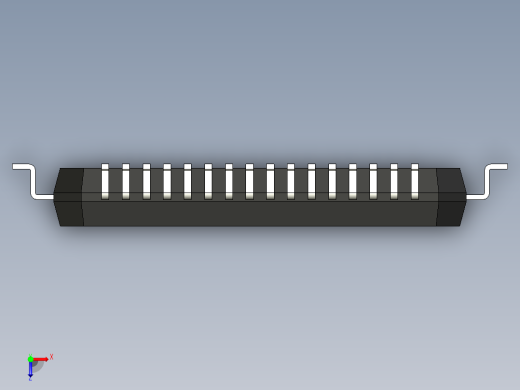 元器件3D封装LQFP64_FPT-64P-M0380俯视缩略图