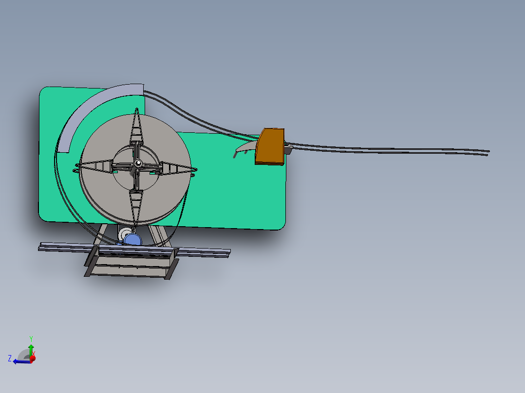 冲床送料收料机构