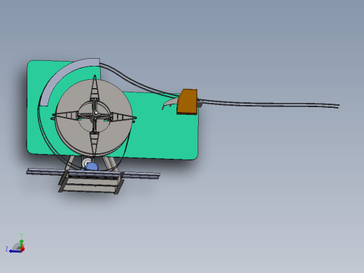 冲床送料收料机构