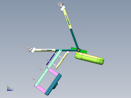 Q182-多功能婴儿餐桌椅的设计【三维SolidWorks】左视缩略图
