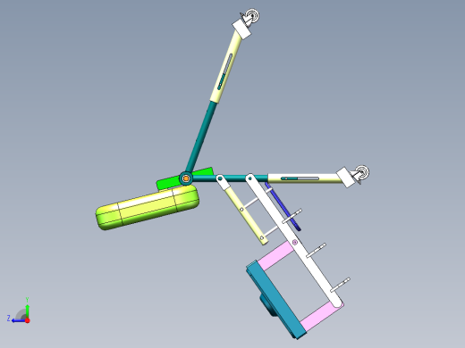 Q182-多功能婴儿餐桌椅的设计【三维SolidWorks】右视缩略图