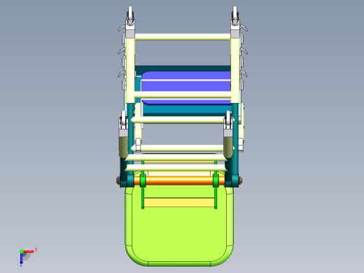 Q182-多功能婴儿餐桌椅的设计【三维SolidWorks】俯视缩略图
