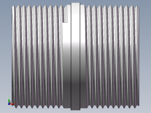 对丝-圆边等径 DN32前视缩略图