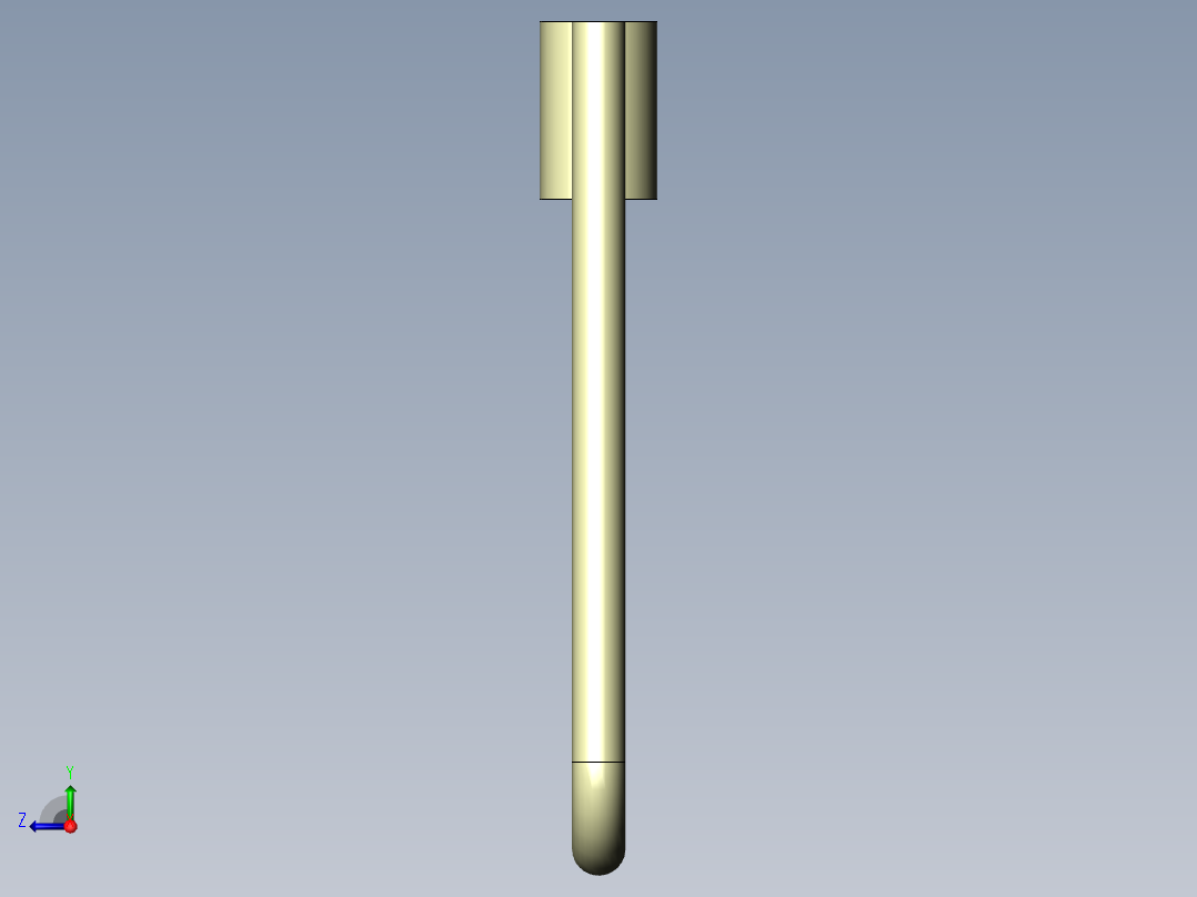 直线圈嵌件右视图