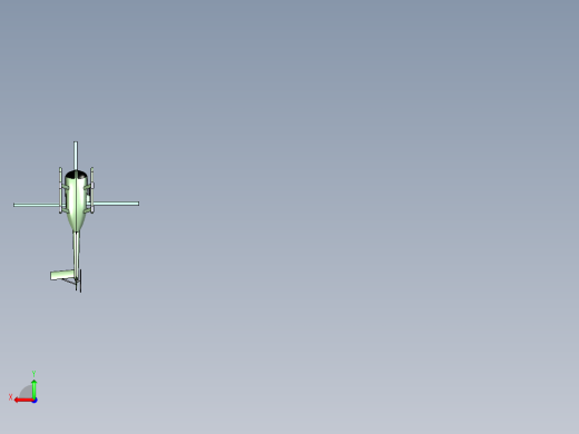 OH-6A直升机简易模型后视缩略图