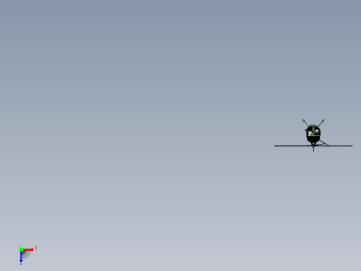 OH-6A直升机简易模型俯视缩略图