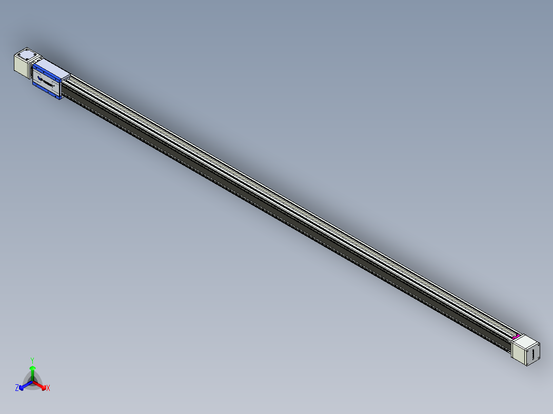 威洛博LB.GB同步带传动--欧规系列GB8-L96-S3000-BL-P40主视图