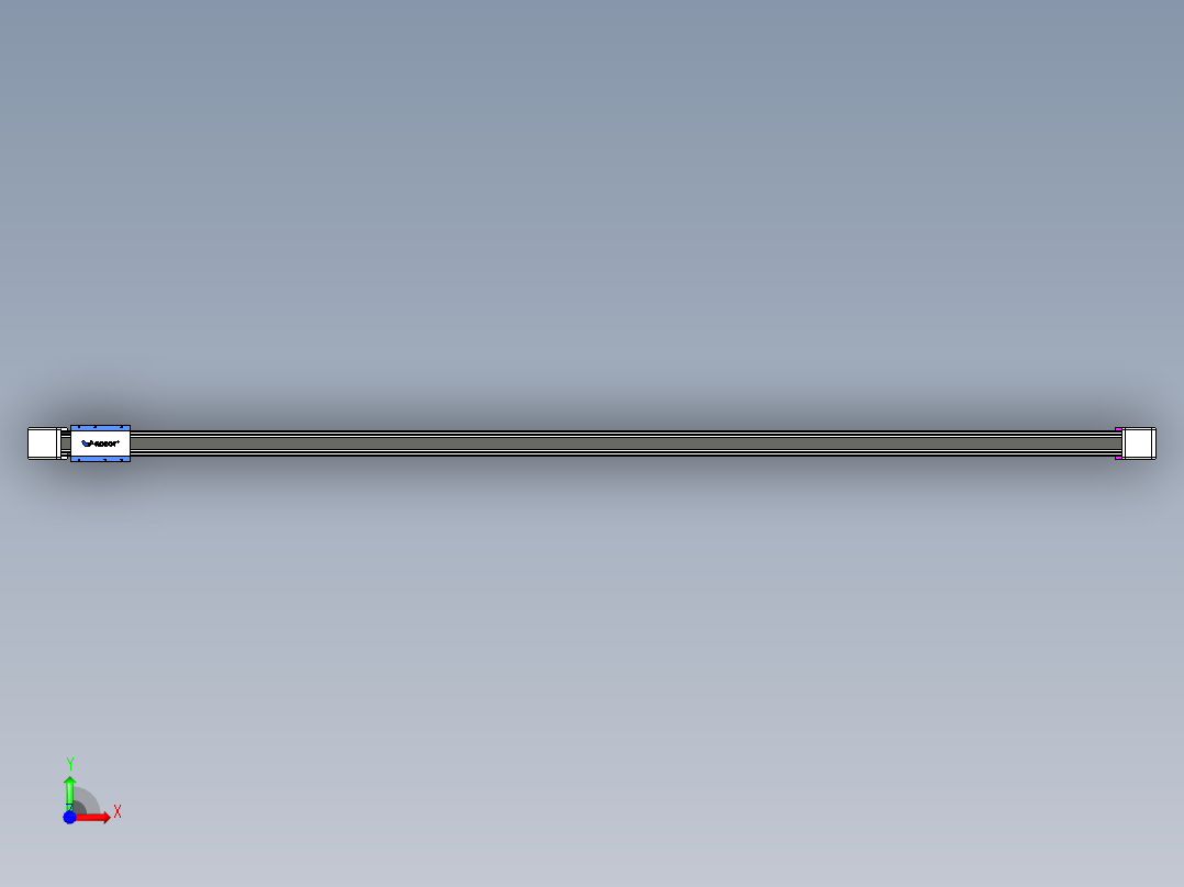 威洛博LB.GB同步带传动--欧规系列GB8-L96-S3000-BL-P40前视图