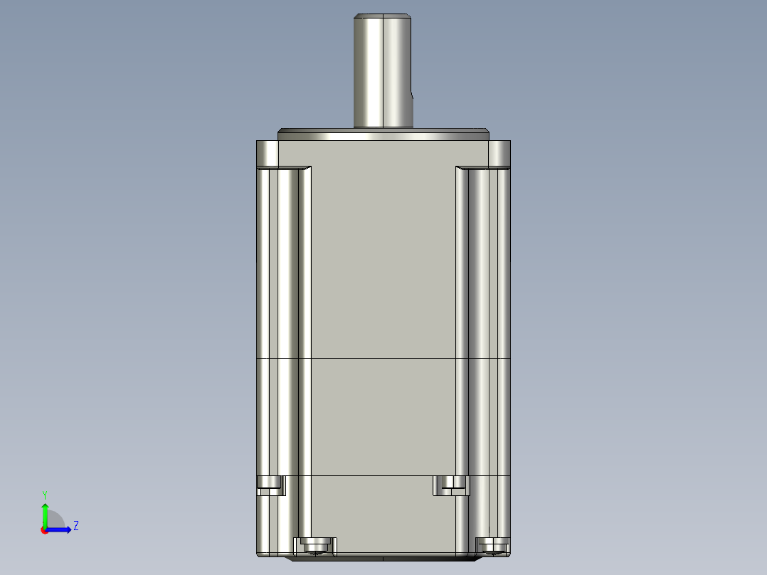 电机MS6H-60TH30BZ3-20P2.STEP左视图