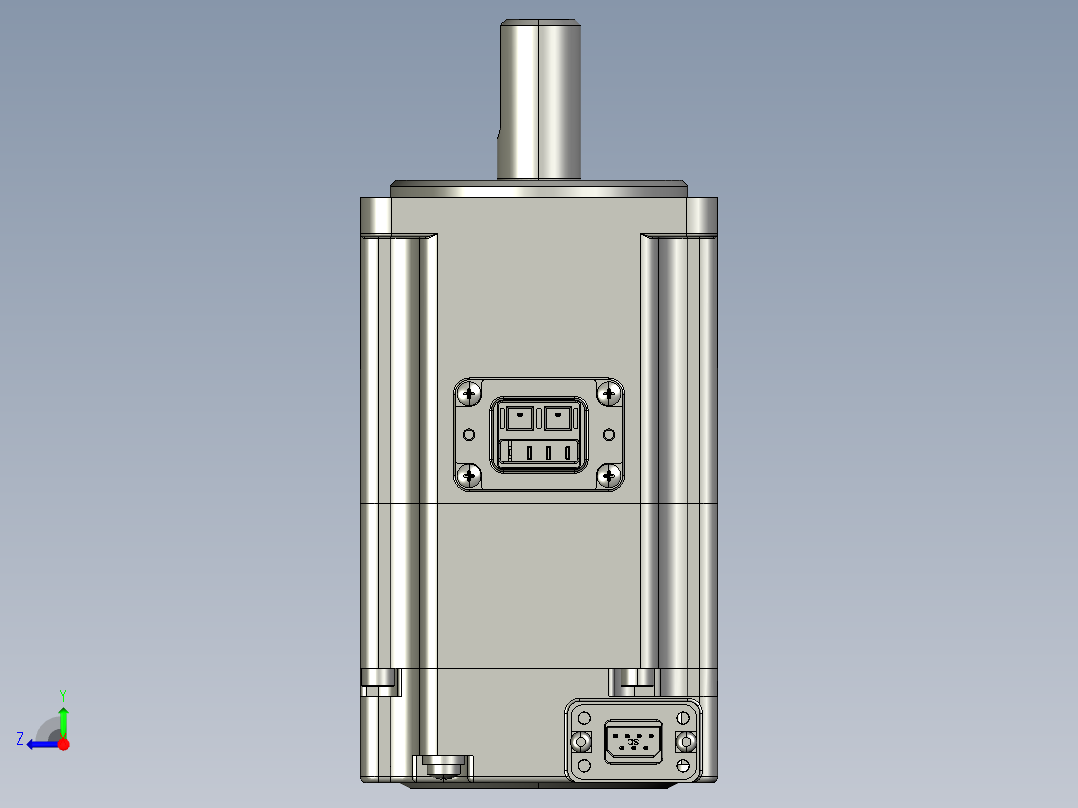 电机MS6H-60TH30BZ3-20P2.STEP右视图