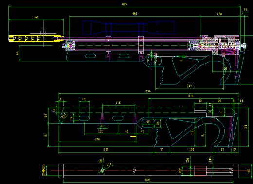 中握B50气枪（加工图纸）（精品全套CAD详细图）缩略图