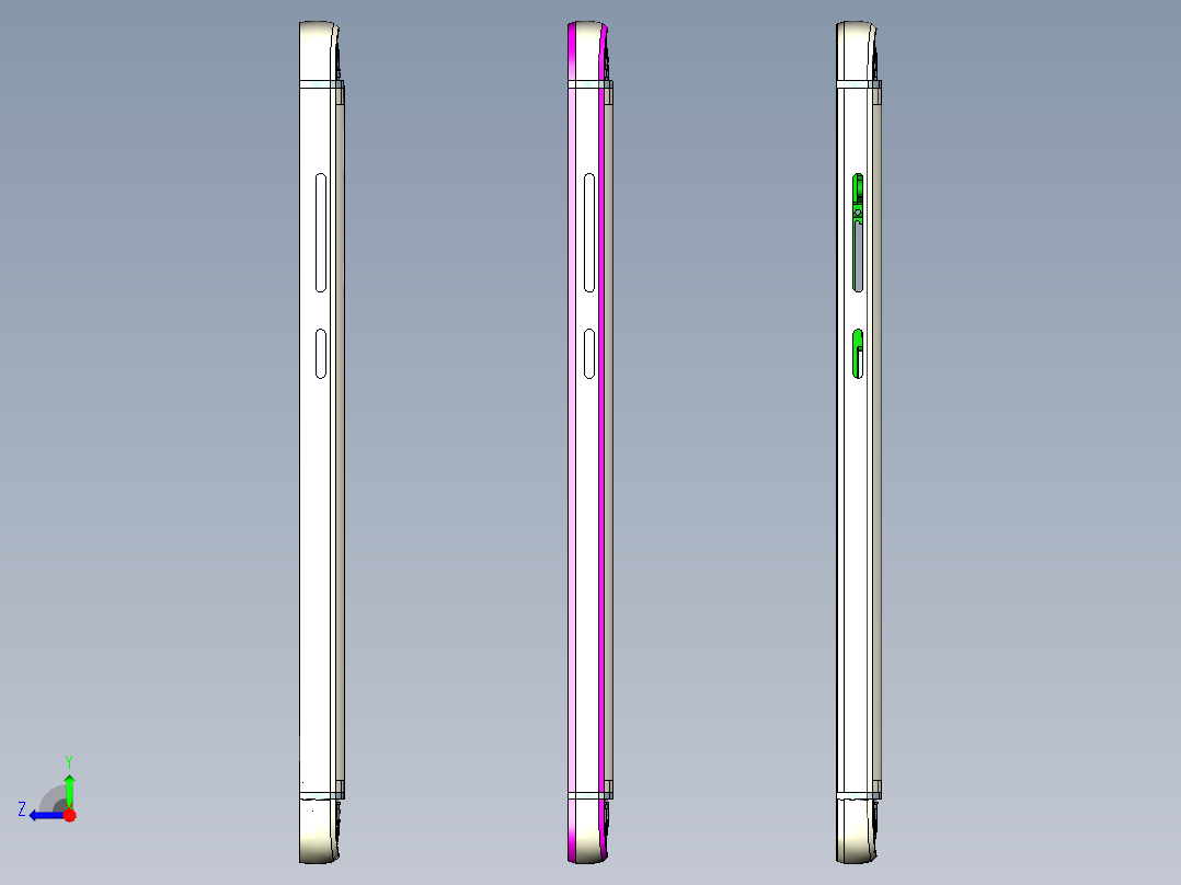 x2-cnc7,8,9笔记本CNC工装夹具三维模型-gongxutu右视图