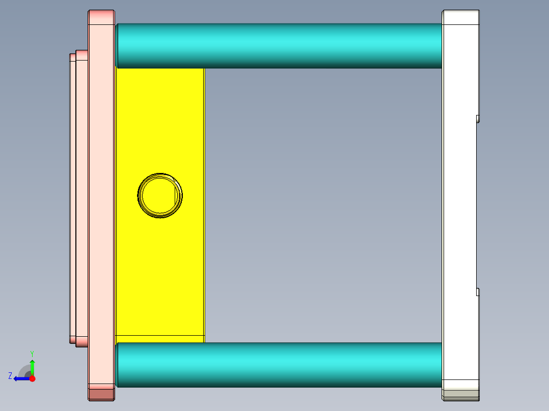 T305-CNC2笔记本CNC工装夹具三维模型-0506右视图