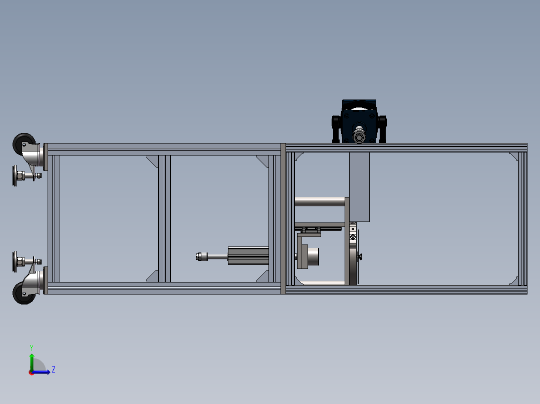 燃油泵封边打点机sw18可编辑左视图