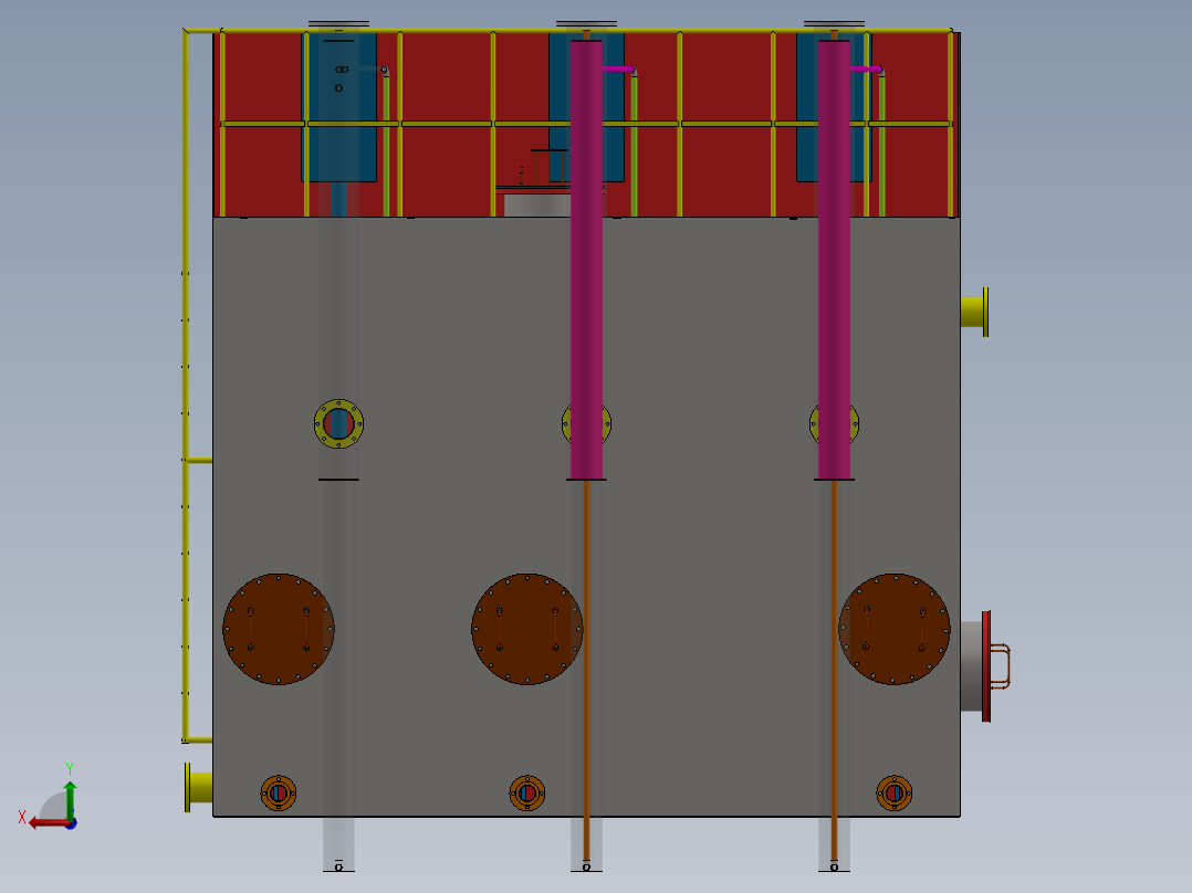 30T一体化净水器sw16可编辑后视图