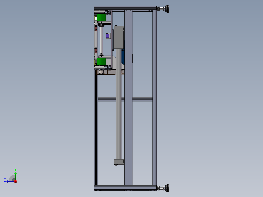 移载传送机sw18可编辑右视图